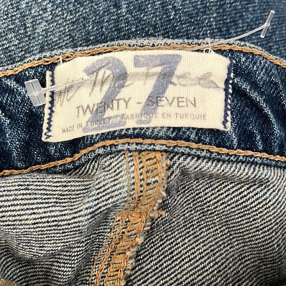 Free people We the Free Rocky Mountain Straight Leg Jeans High Waisted - Picture 14 of 14